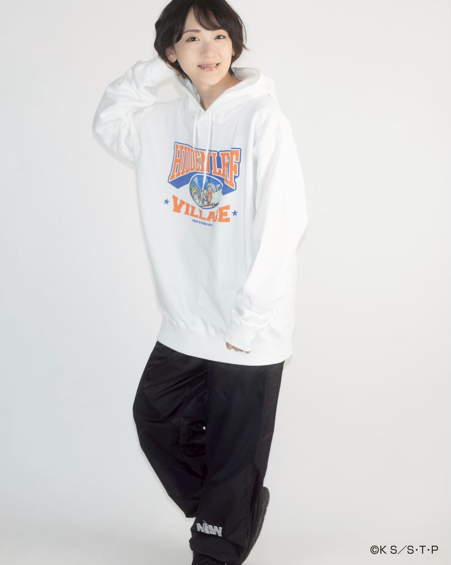 HIDDEN LEAF VILLAGE HOODIE WHITE