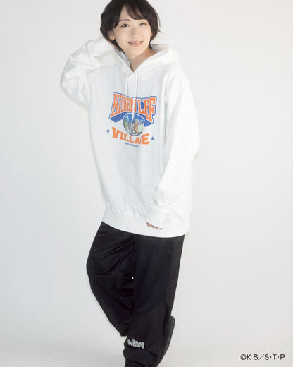 HIDDEN LEAF VILLAGE HOODIE WHITE