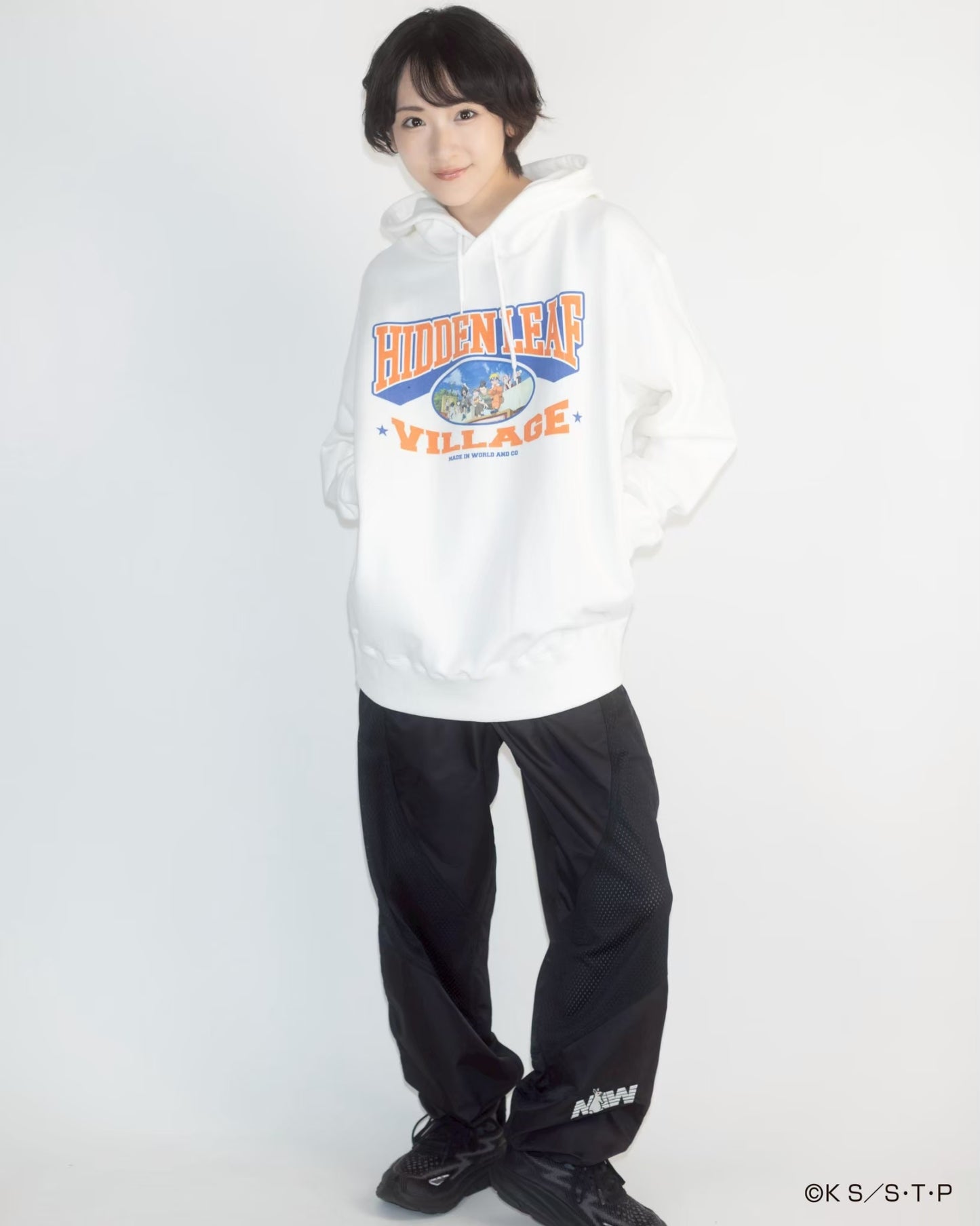 HIDDEN LEAF VILLAGE HOODIE WHITE