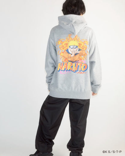 NARUTO / IKOMA 【炎】 HOODIE　GRAY