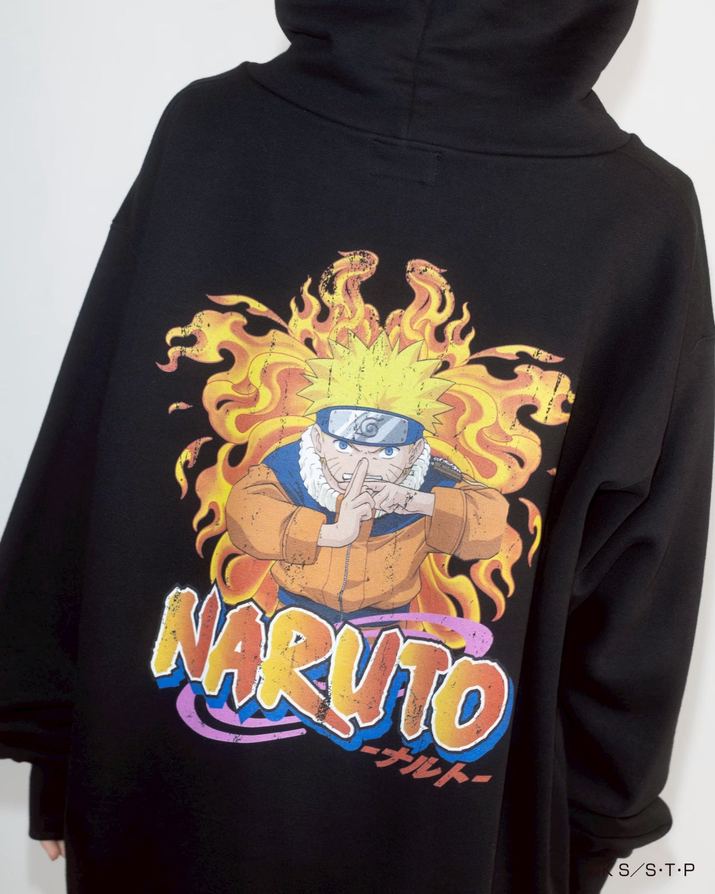 NARUTO / IKOMA 【炎】 HOODIE BLACK