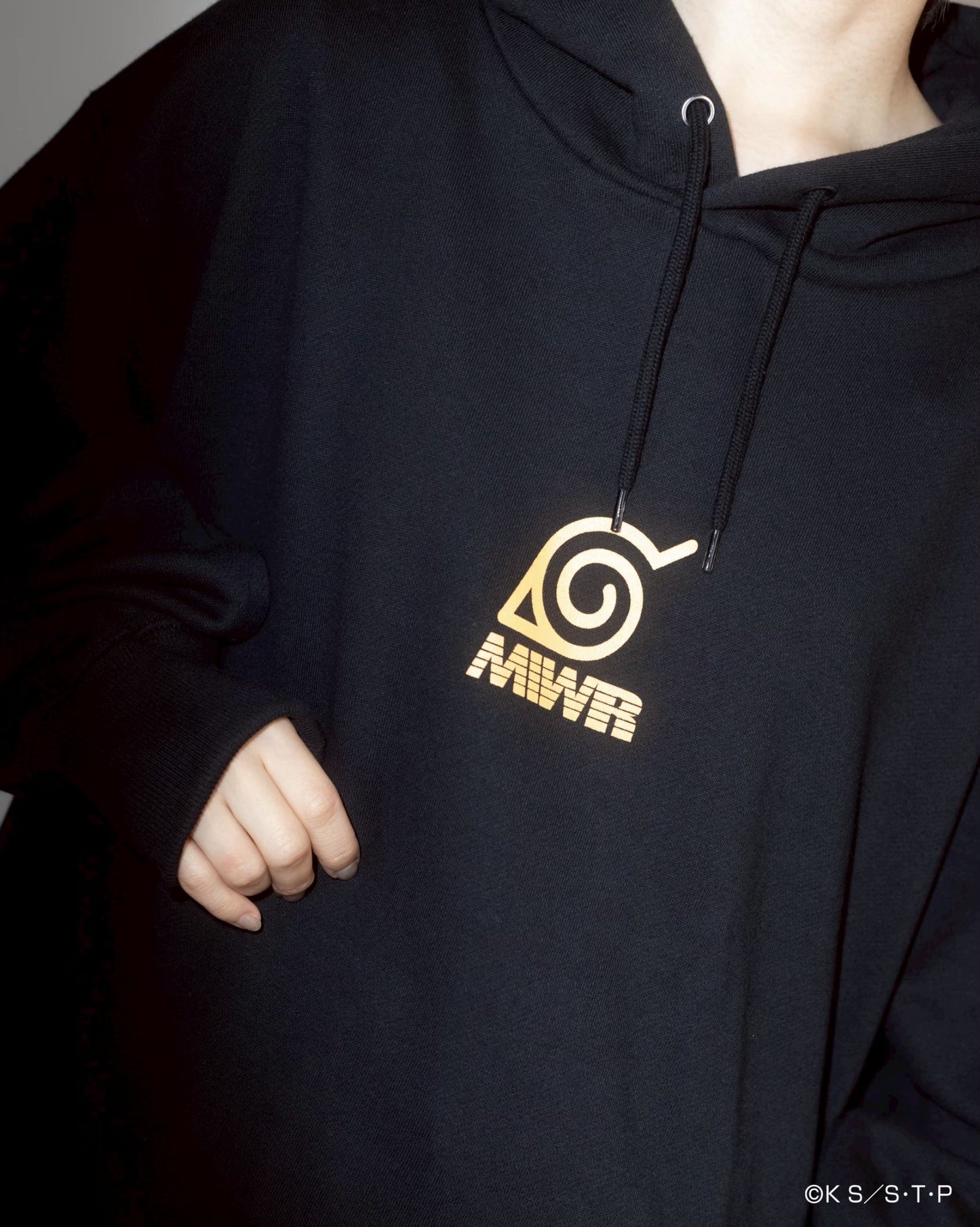 NARUTO / IKOMA 【炎】 HOODIE BLACK
