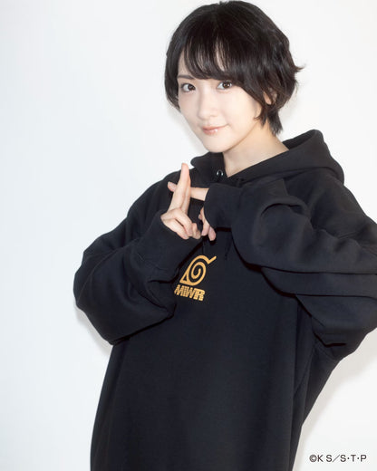 NARUTO / IKOMA 【炎】 HOODIE BLACK
