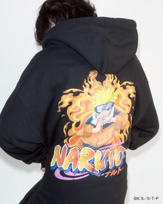 NARUTO / IKOMA 【炎】 HOODIE BLACK