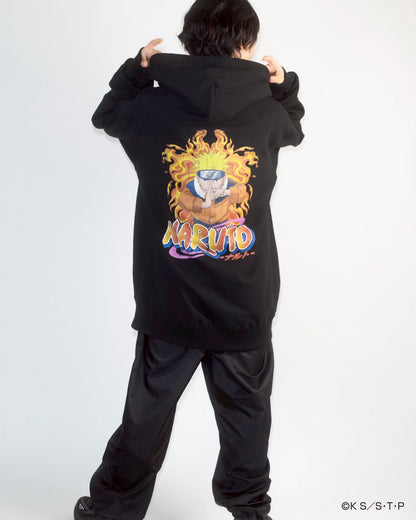 NARUTO / IKOMA 【炎】 HOODIE BLACK