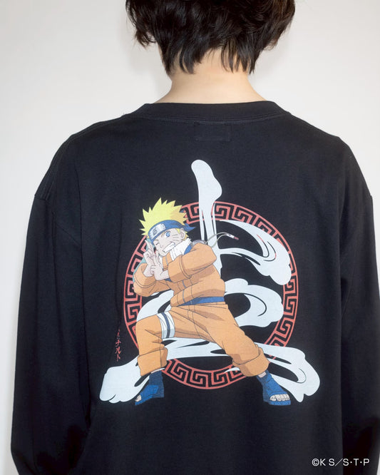 NARUTO / IKOMA 【生】 L / S tee BLACK