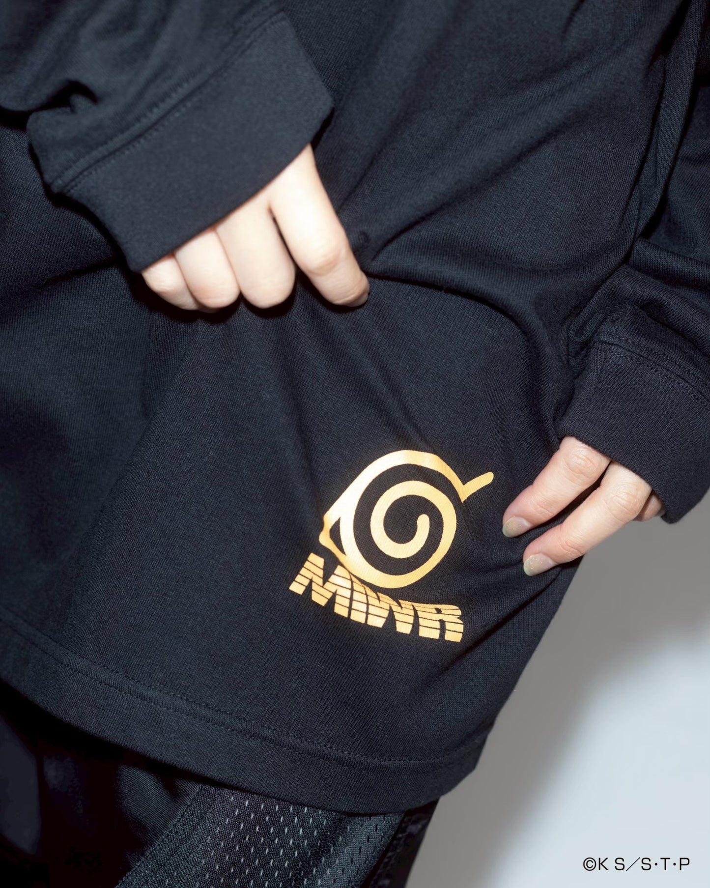 NARUTO / IKOMA 【生】 L / S tee BLACK