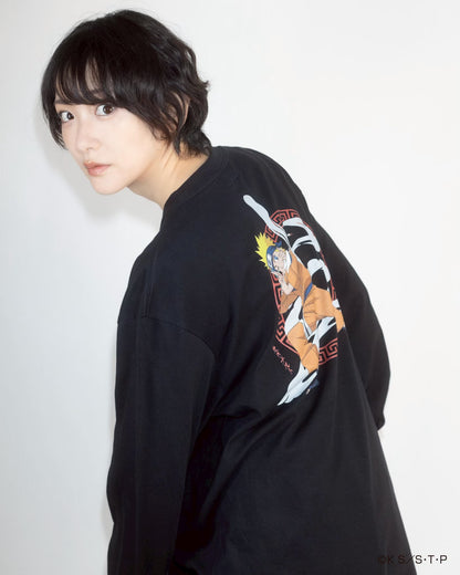 NARUTO / IKOMA 【生】 L / S tee BLACK