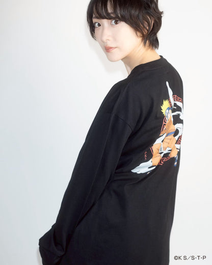 NARUTO / IKOMA 【生】 L / S tee BLACK