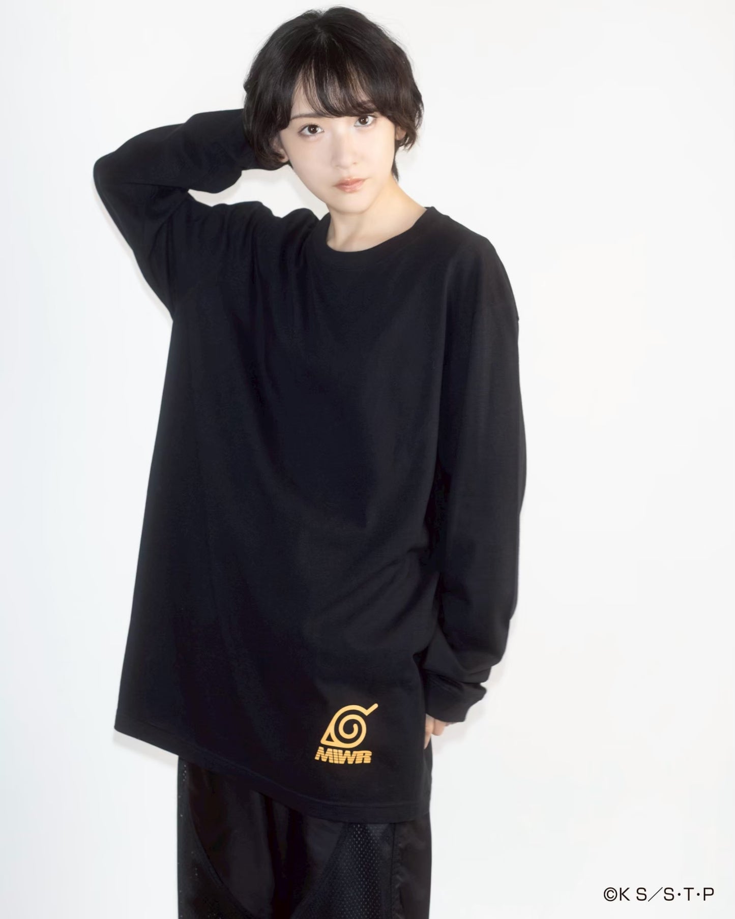 NARUTO / IKOMA 【生】 L / S tee BLACK