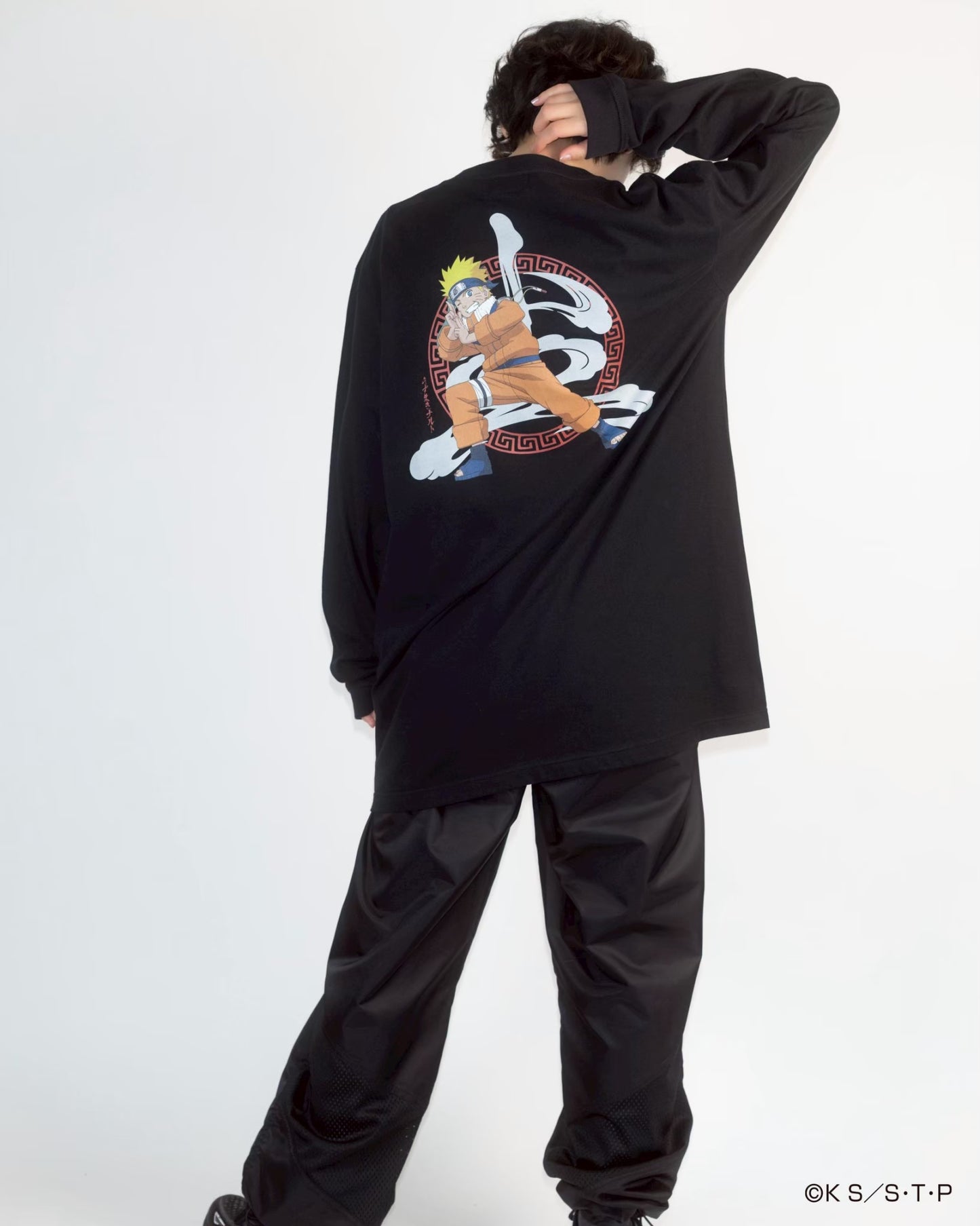 NARUTO / IKOMA 【生】 L / S tee BLACK