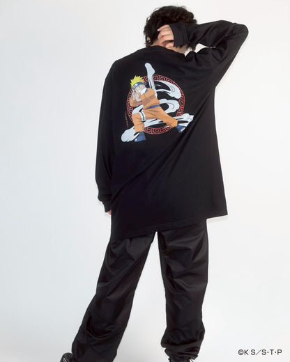 NARUTO / IKOMA 【生】 L / S tee BLACK