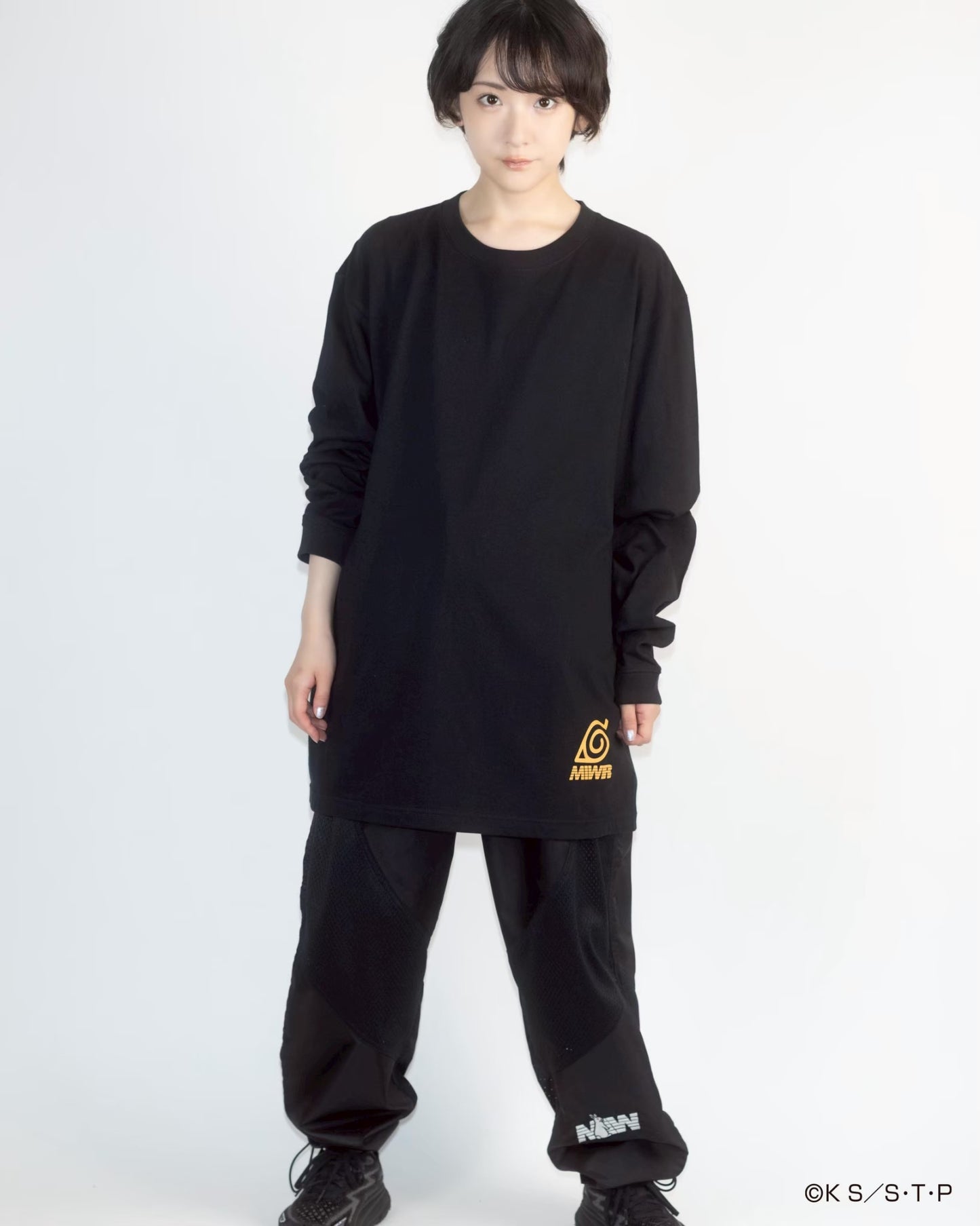 NARUTO / IKOMA 【生】 L / S tee BLACK
