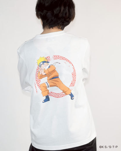 NARUTO / IKOMA 【生】 L / S tee WHITE