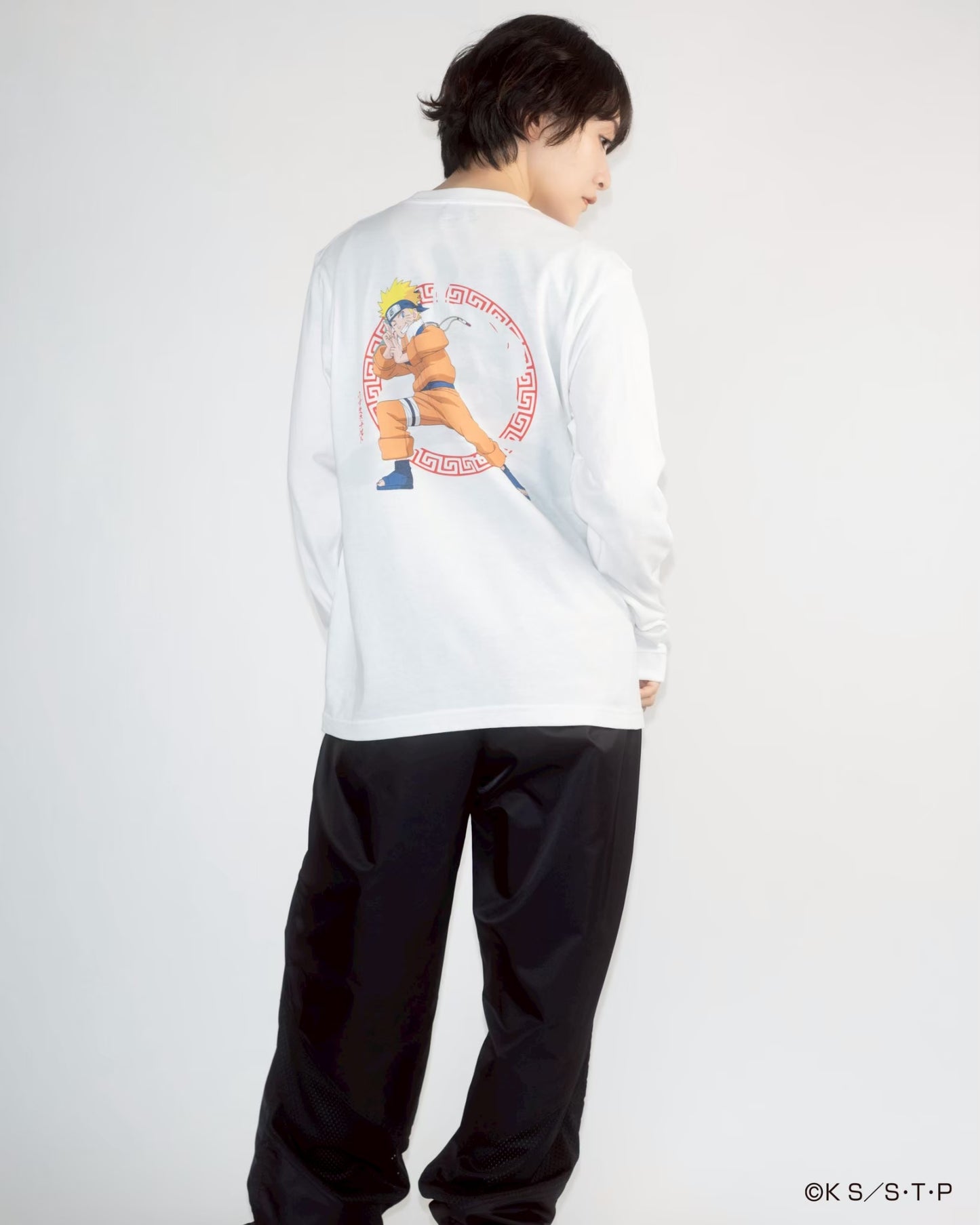 NARUTO / IKOMA 【生】 L / S tee WHITE