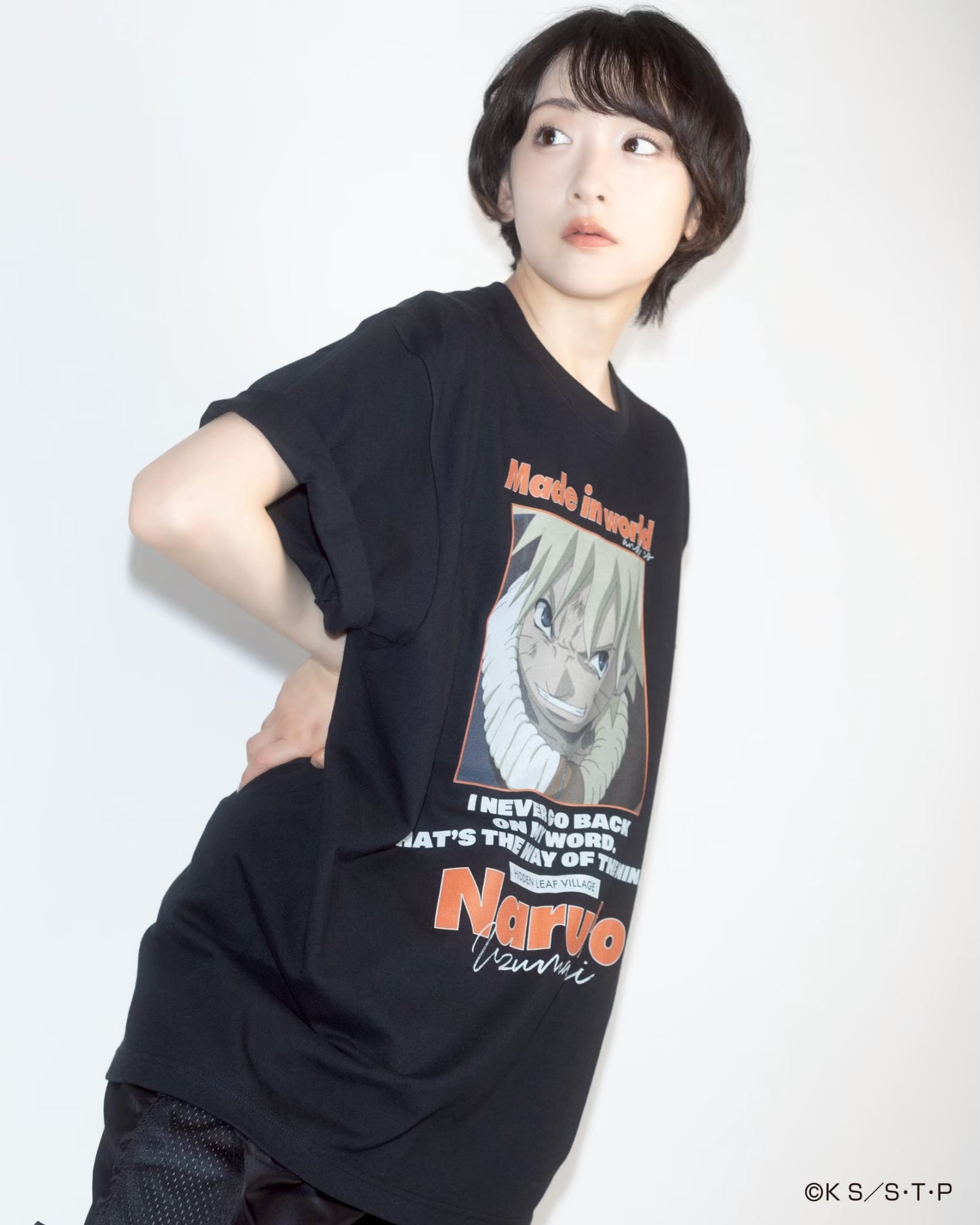 NARUTO / IKOMA 【忍道】 tee BLACK