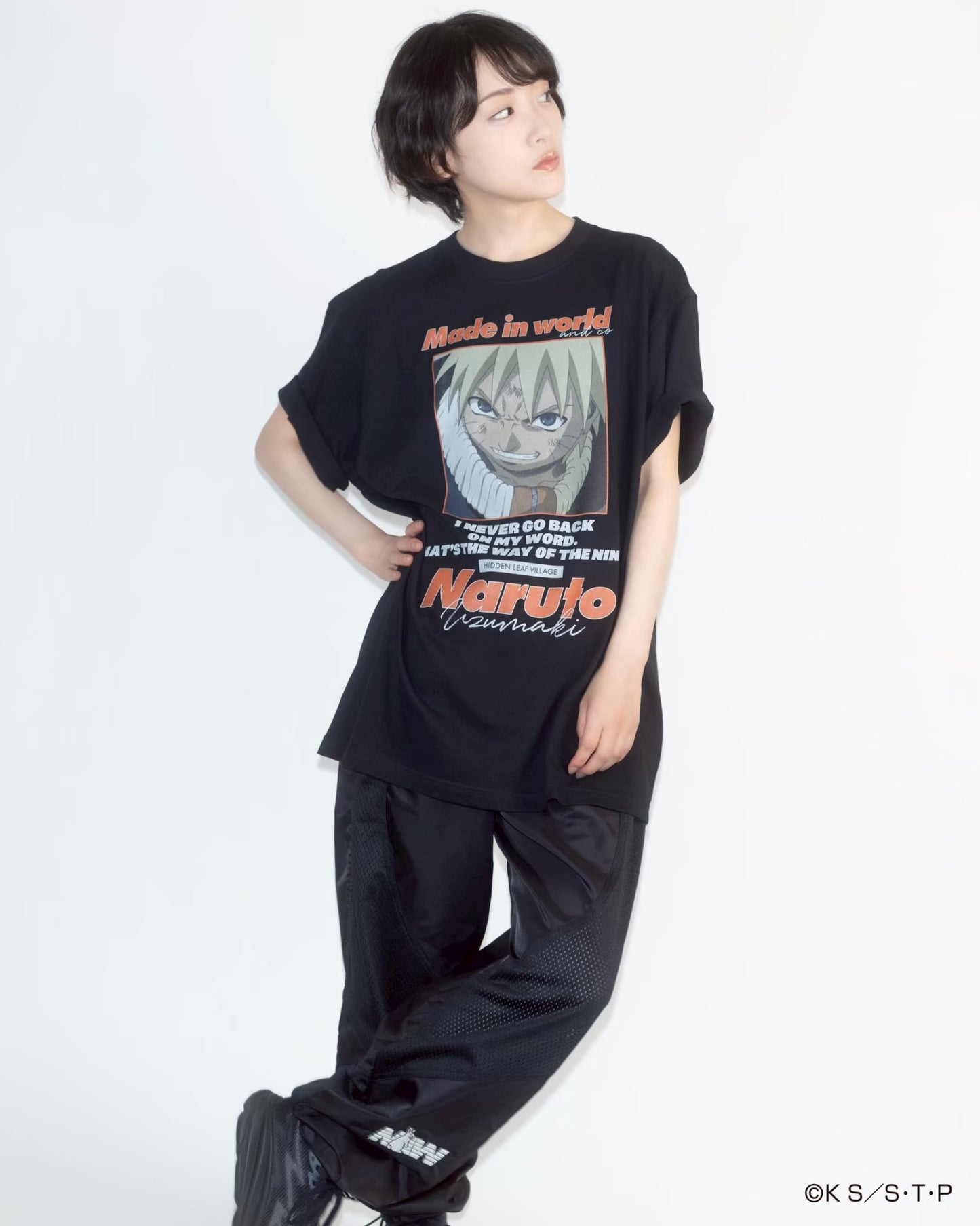 NARUTO / IKOMA 【忍道】 tee BLACK