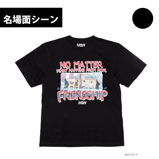 クルーネックTシャツ ( Friendship ) black