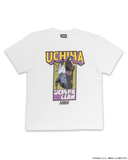 crew neck Tee(Uchiha) white