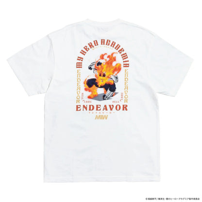 MIW crew neck Tee（ENDEAVOR エンデヴァ―）white