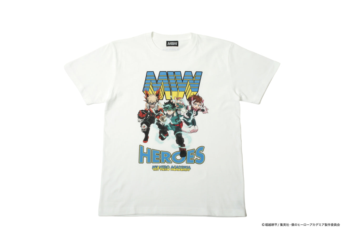 MIW crew neck Tee white（HEROS ヒーローズ）