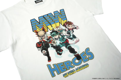 MIW crew neck Tee white（HEROS ヒーローズ）