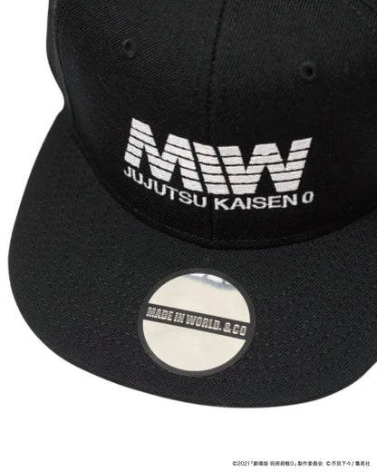 MIW × 劇場版 呪術廻戦0 snap back cap Jujutsu Kaisen 0 black