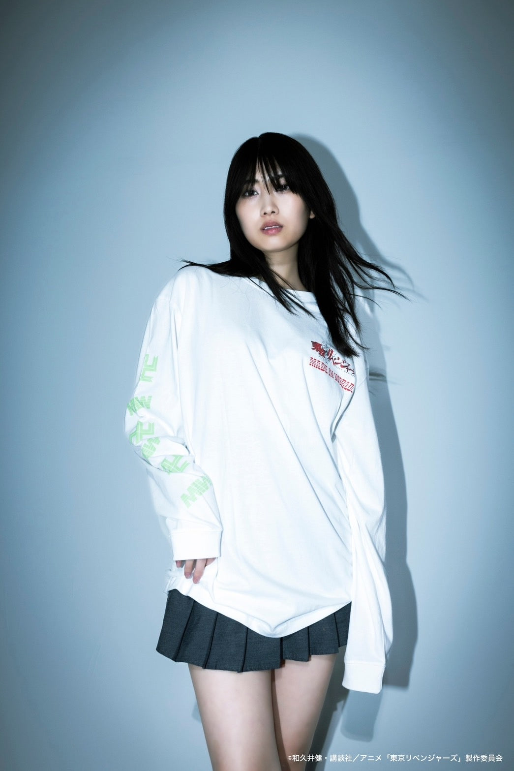 【予約】crew neck long sleeve tee（Takemichi）white