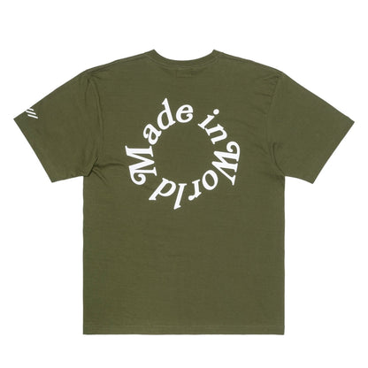 【一部予約】four slash Tee  khaki