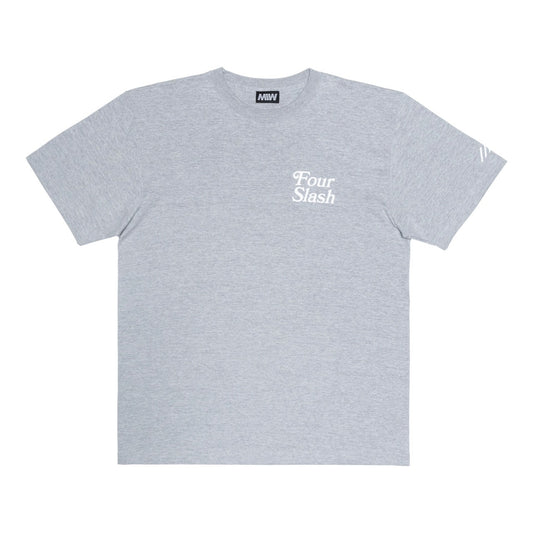 【一部予約】four slash Tee  grey