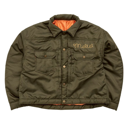 nylon trucker jacket