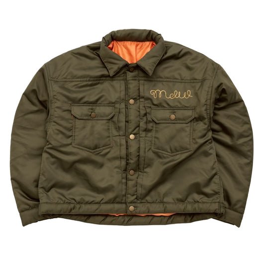 nylon trucker jacket