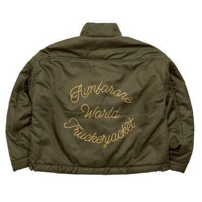 nylon trucker jacket