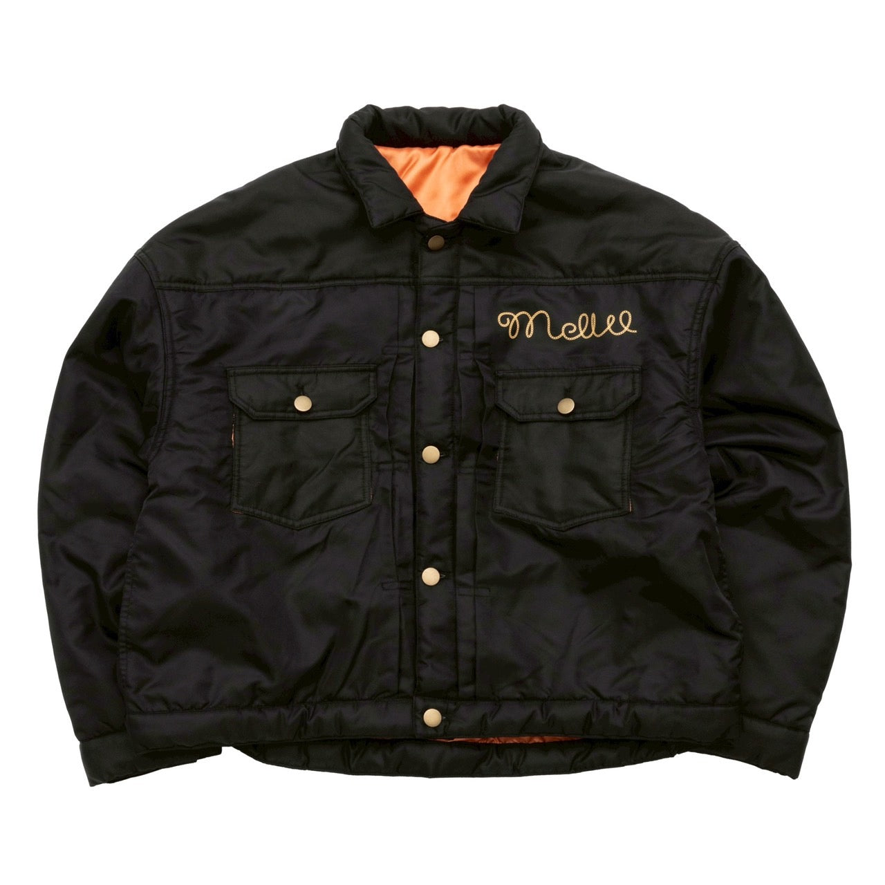 nylon trucker jacket