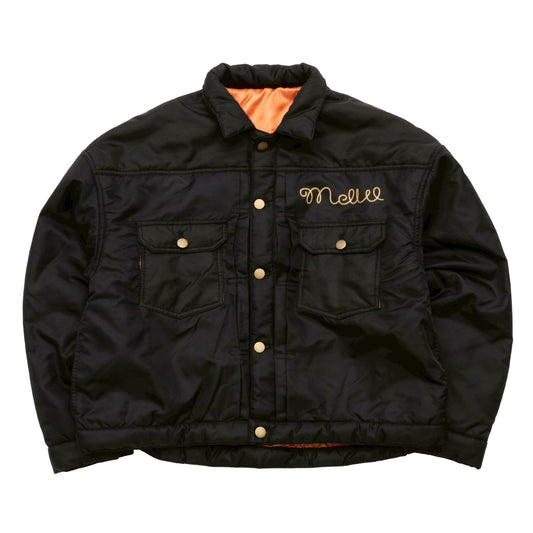 nylon trucker jacket