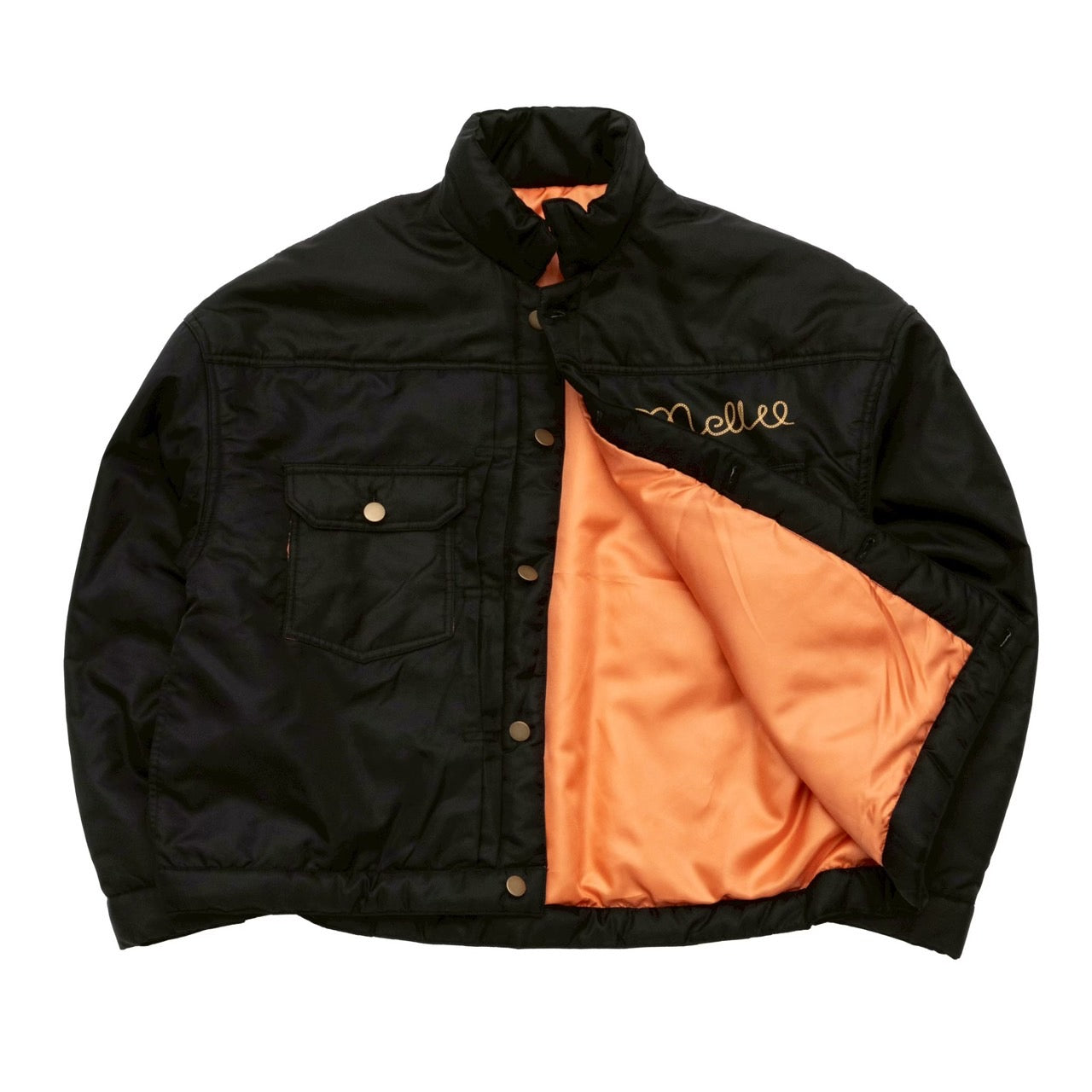 nylon trucker jacket
