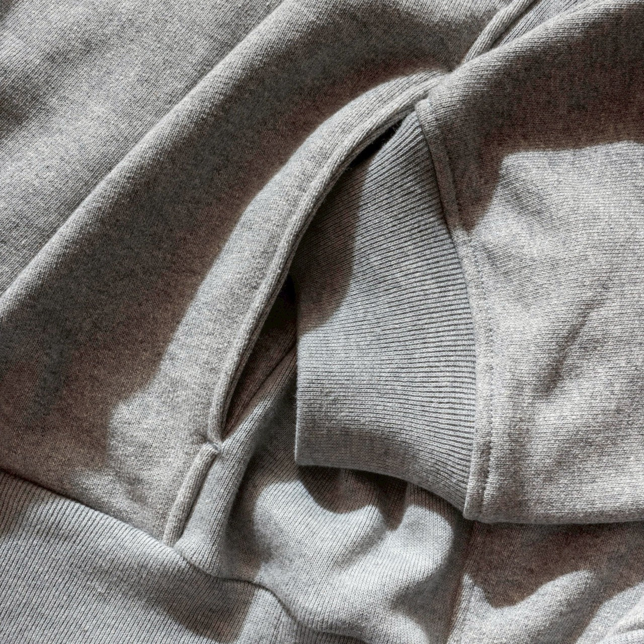 big silhouette hoodie gray 大友愛×MIW