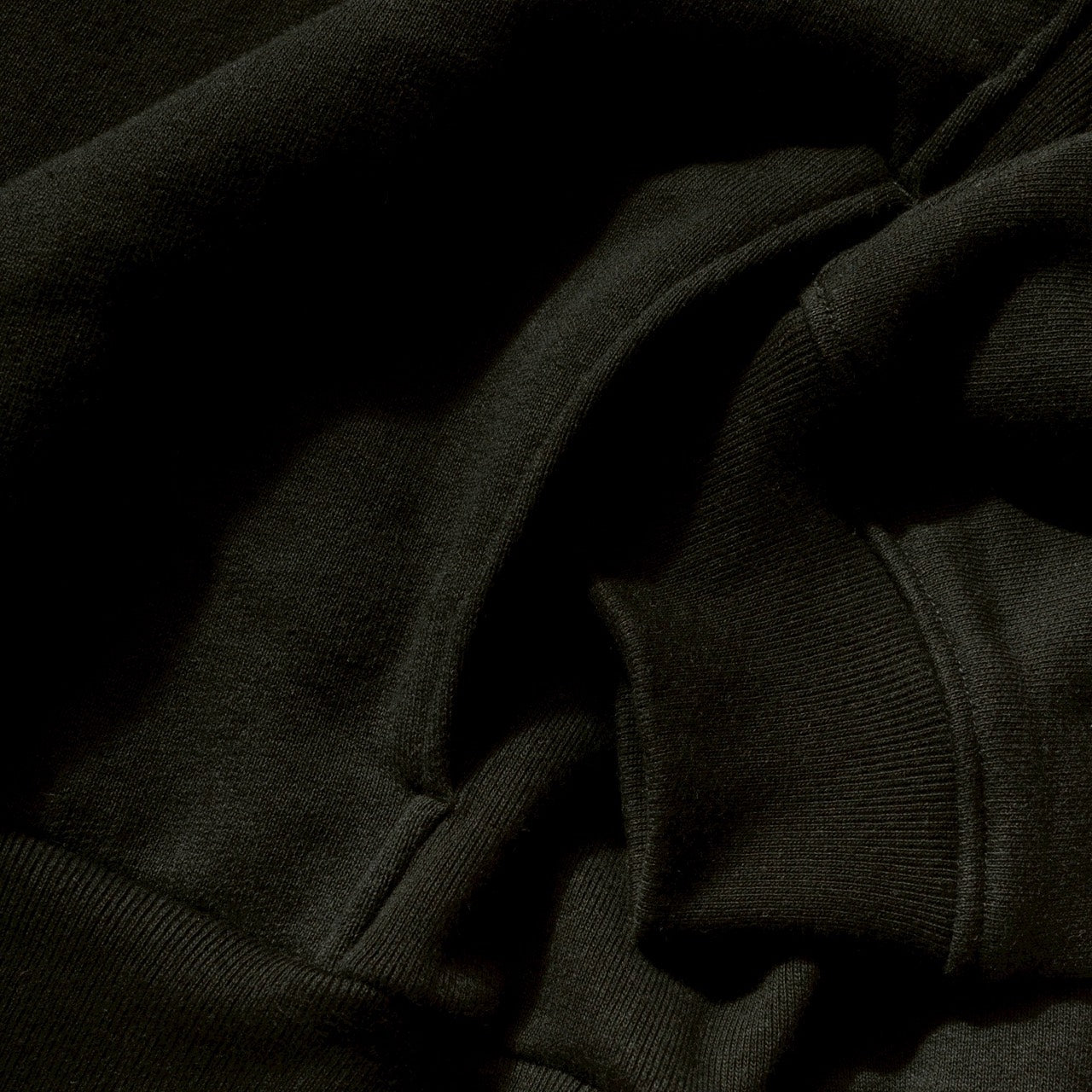 big silhouette hoodie black 大友愛×MIW