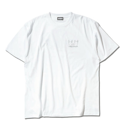 crew neck tee 1982&Ai white 大友愛×MIW