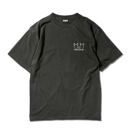 crew neck tee 1982&Ai ink blck 大友愛×MIW