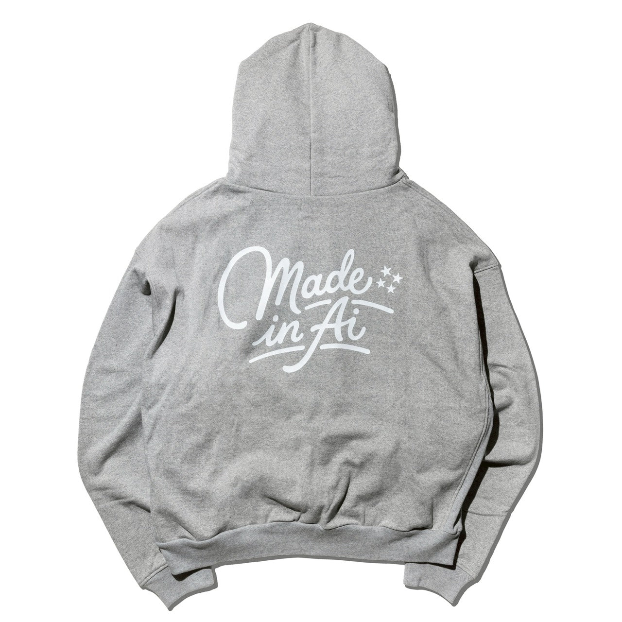 big silhouette hoodie gray 大友愛×MIW