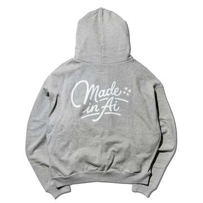 big silhouette hoodie gray 大友愛×MIW