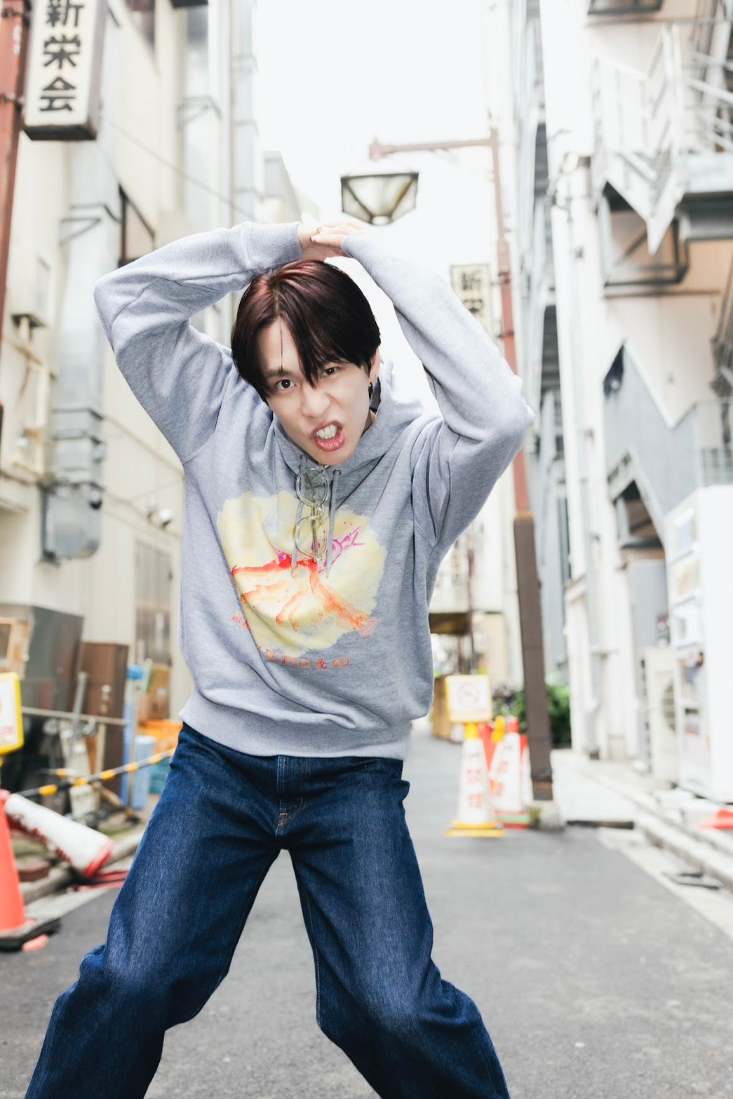 甘党男子×MADE IN WORLD&CO HOODIE（candy）