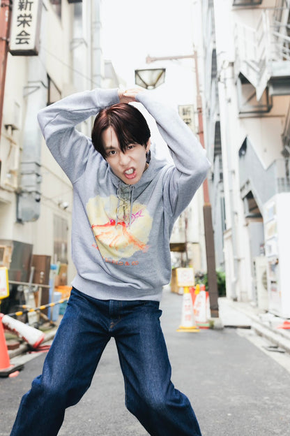 甘党男子×MADE IN WORLD&CO HOODIE（candy）