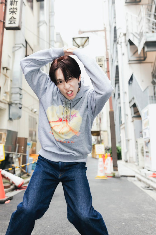 甘党男子×MADE IN WORLD&CO HOODIE（candy）