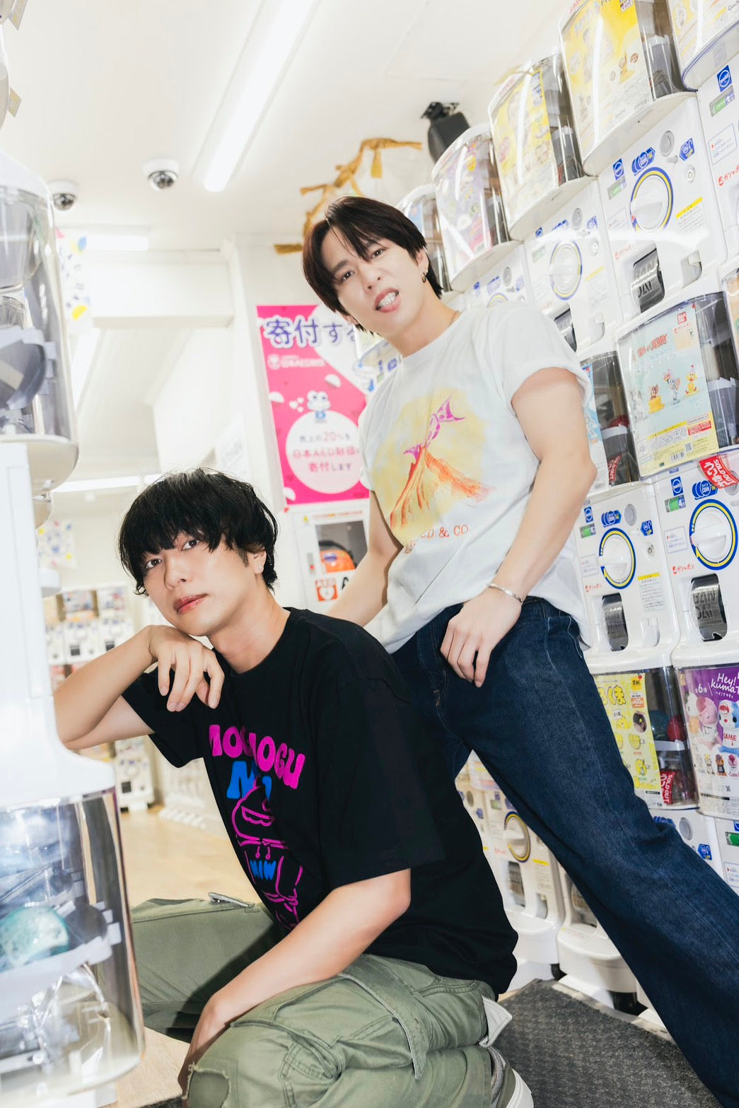 甘党男子×MADE IN WORLD&CO  TEE（candy）