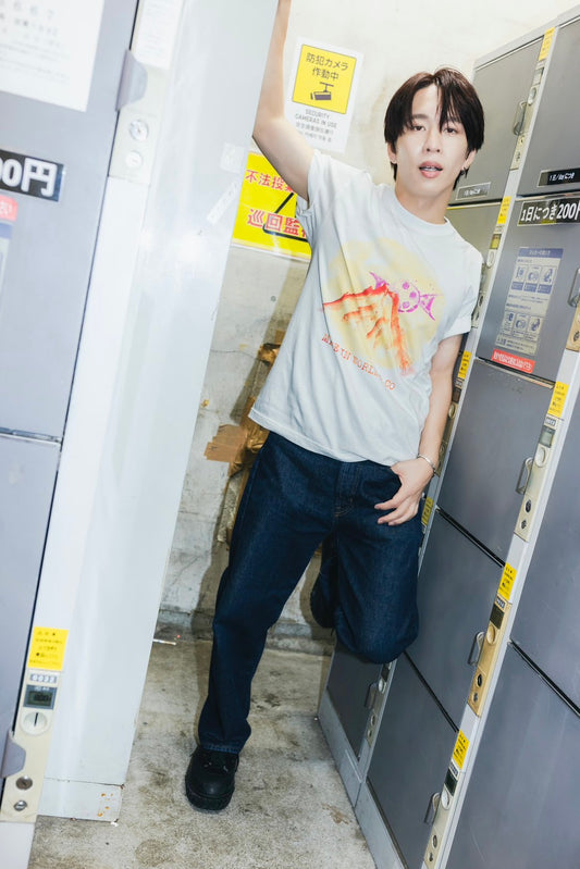 甘党男子×MADE IN WORLD&CO  TEE（candy）