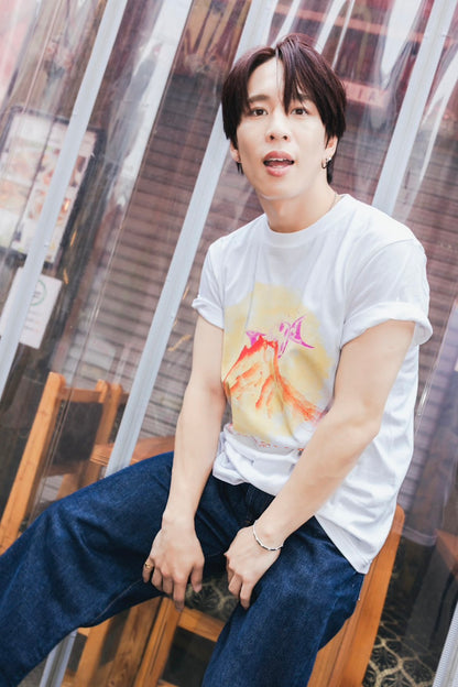 甘党男子×MADE IN WORLD&CO  TEE（candy）