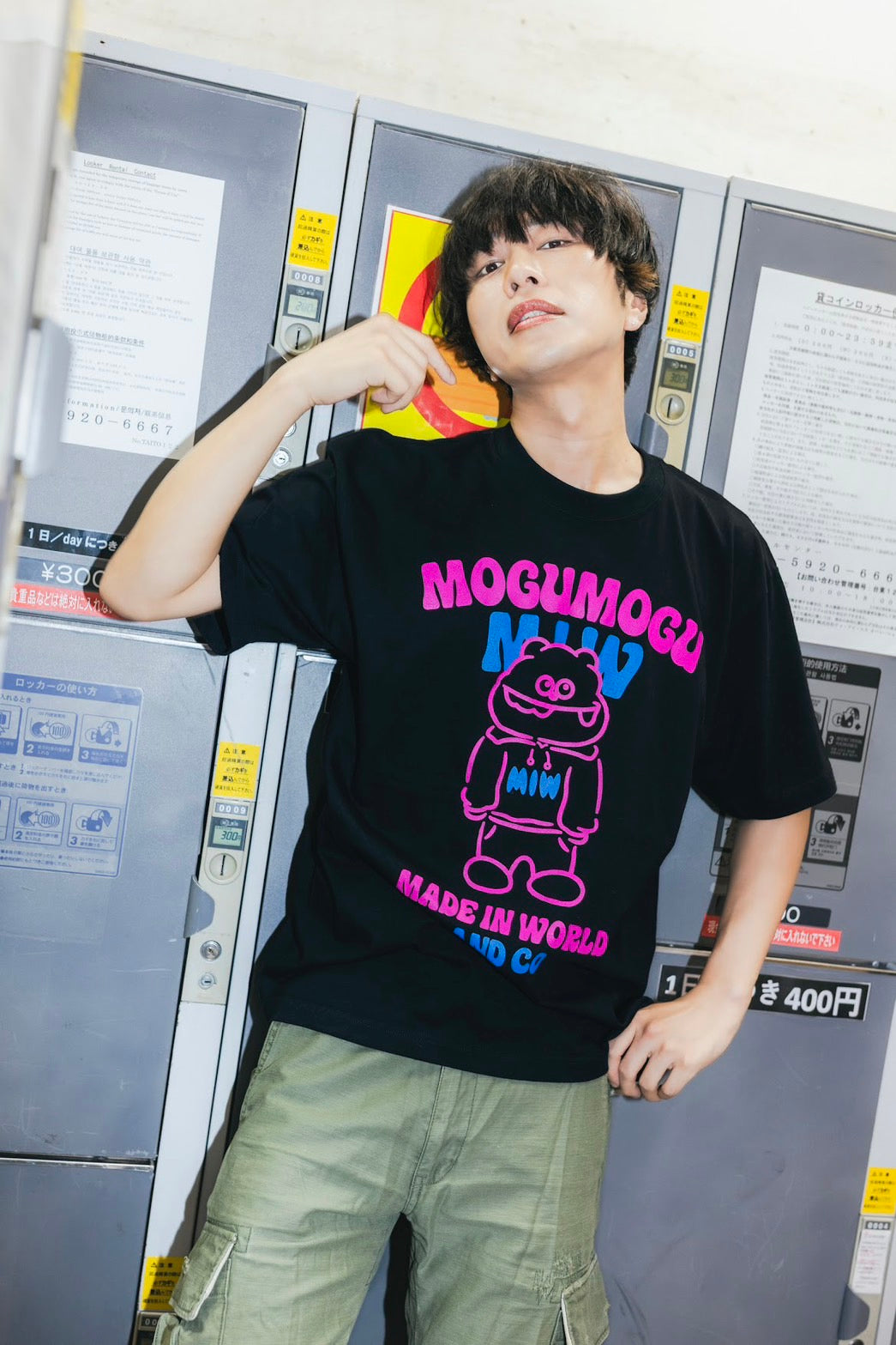 甘党男子×MADE IN WORLD&CO  TEE（mogumogu）