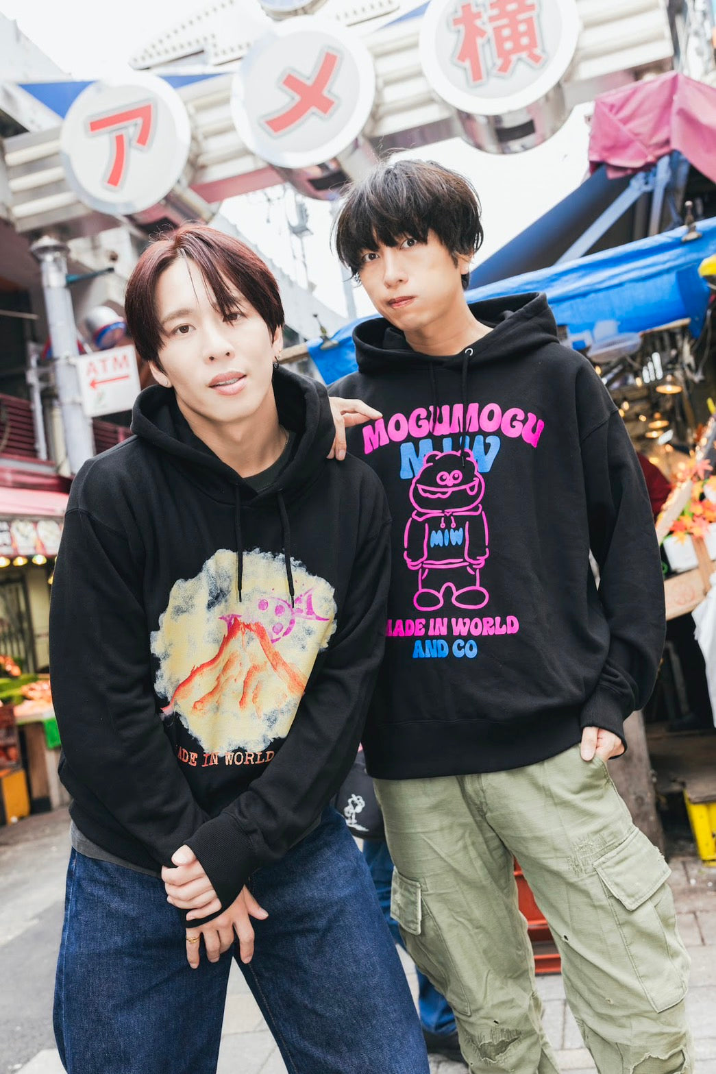 甘党男子×MADE IN WORLD&CO HOODIE（mogumogu）